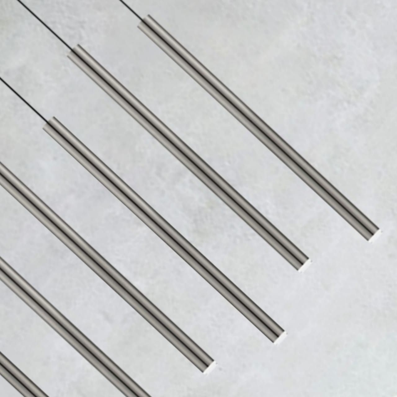 Pendant Lighting💡 LED Hanging Light Fixture for Kitchen Island, Bar, Foyer - Cluster Pendants - Dimmable, Adjustable Wire, Lamp Bulb Included