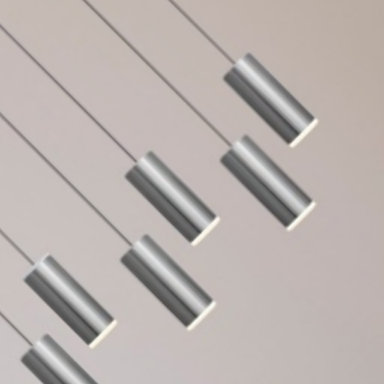 Pendant Lighting💡 LED Hanging Light Fixture for Kitchen Island, Bar, Foyer - Cluster Pendants - Dimmable, Adjustable Wire, Lamp Bulb Included