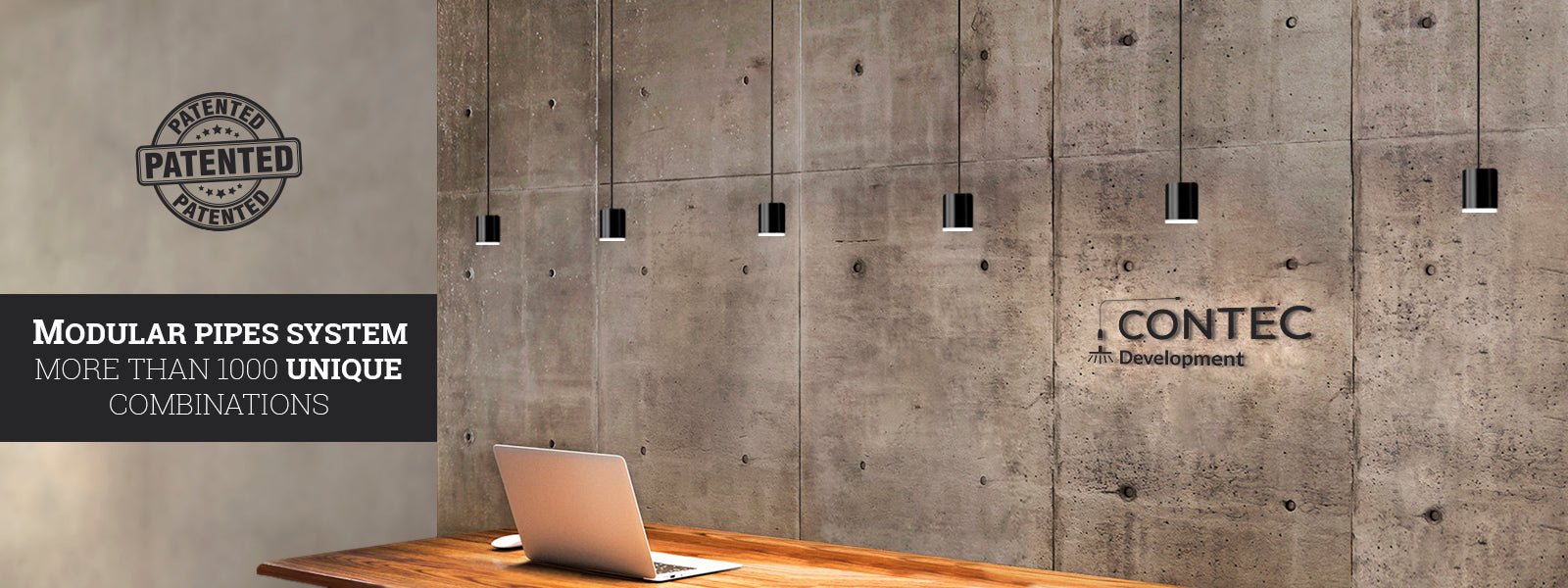 Comtec Modular Contec Development - Unique dimmable LED modular system