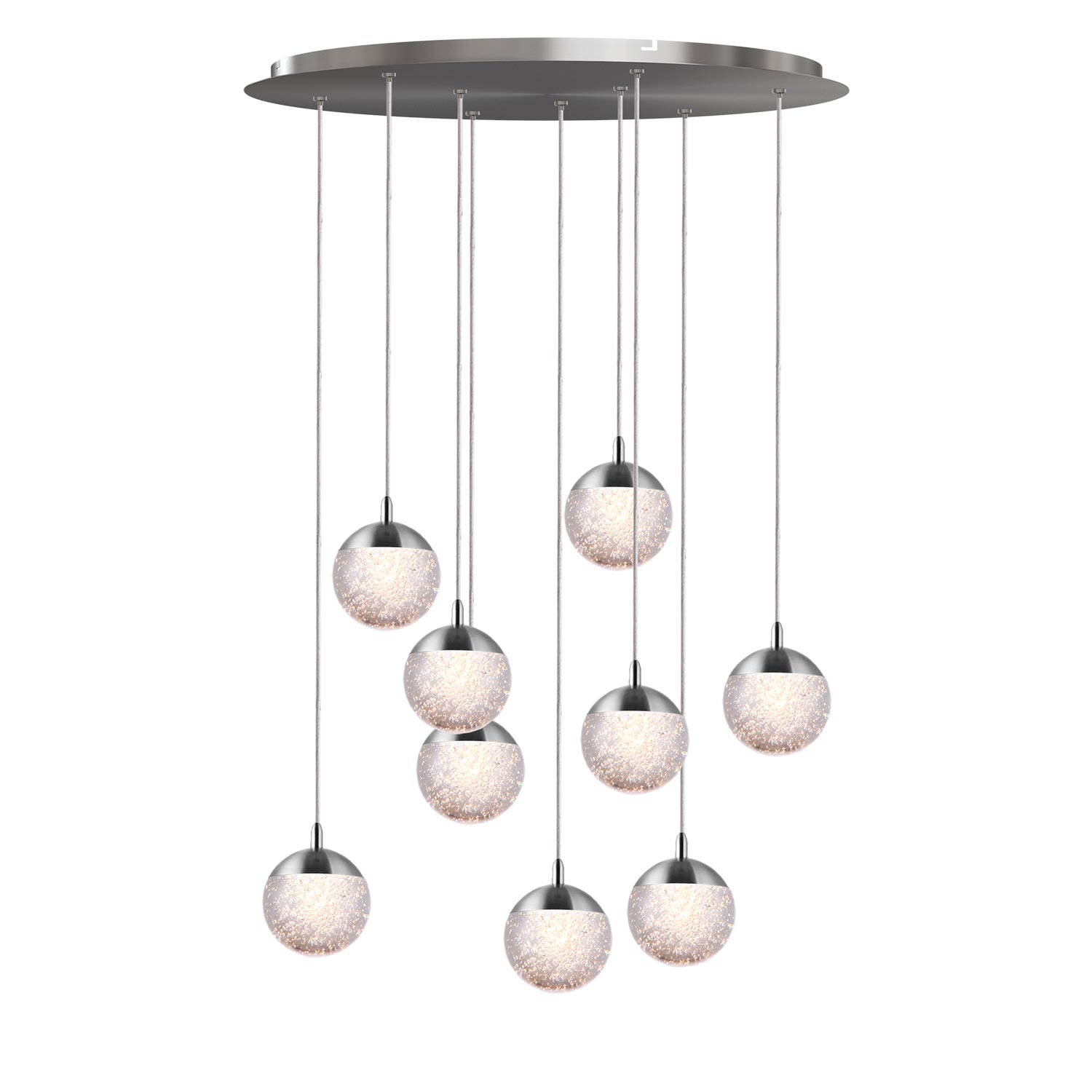 Unique LED modular pendants system.  The only 100% modular LED lighting concept, wide selection of canopies, modular lighting, unique lighting fixtures for interior design, kitchen island, living room lighting.