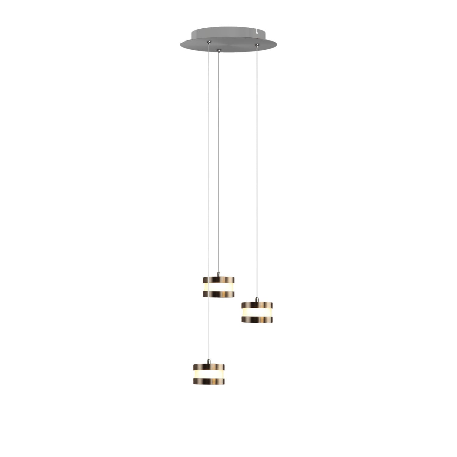 Mercury 3-light LED mini pendant
